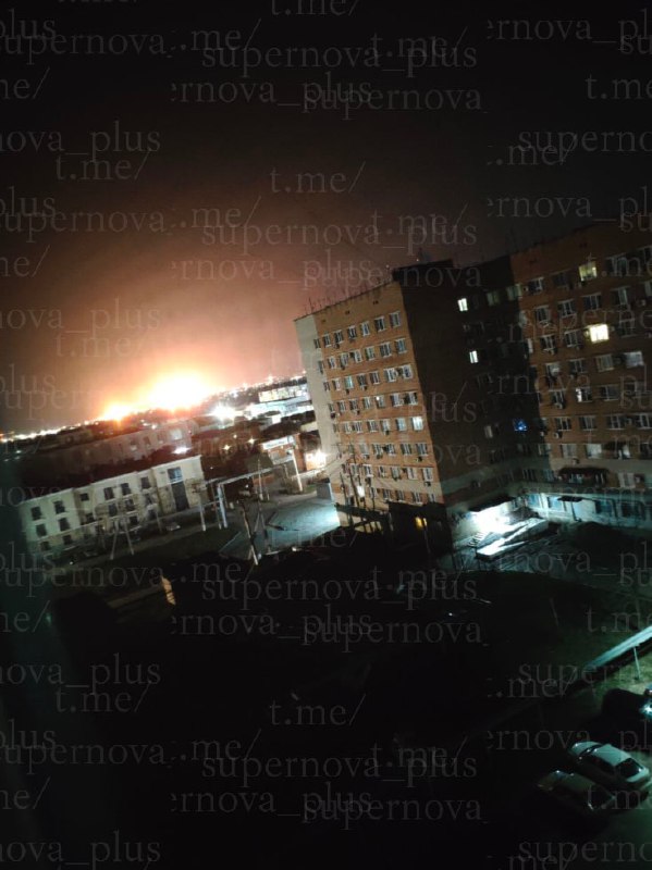 Повідомляється про наліт дронів на Афіпський нафтопереробний завод