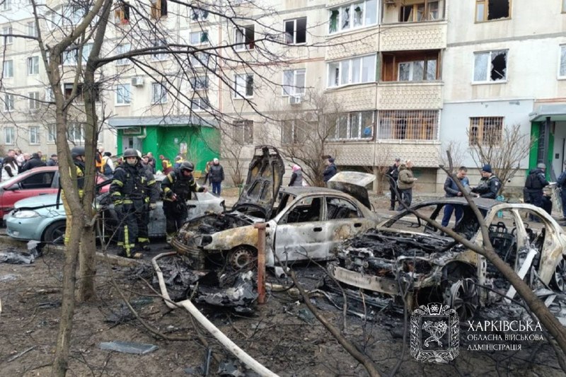 Harkiv'de insansız hava aracı saldırıları sonucu yaralananların sayısı 7'ye yükseldi.