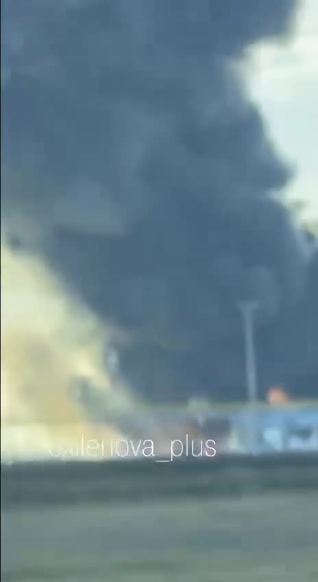 Fire at the oil pipeline Volgograd-Tikhoretsk near Volograd