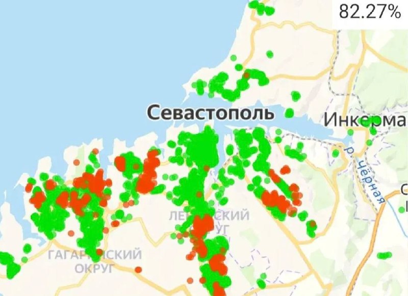 В окупованому Криму зафіксовано часткове відключення електроенергії