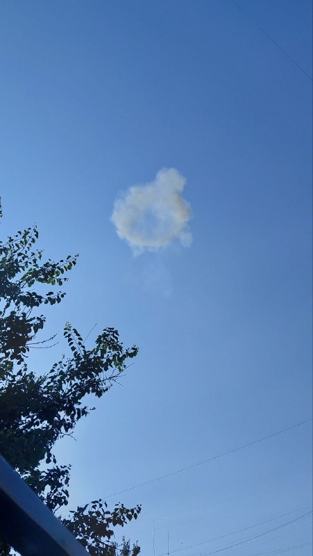 Беспилотник был сбит над Запорожьем.