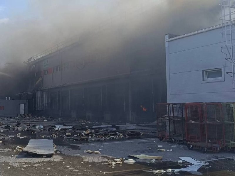 Російський удар знову спрямований на термінал Нова пошта поблизу Дніпра