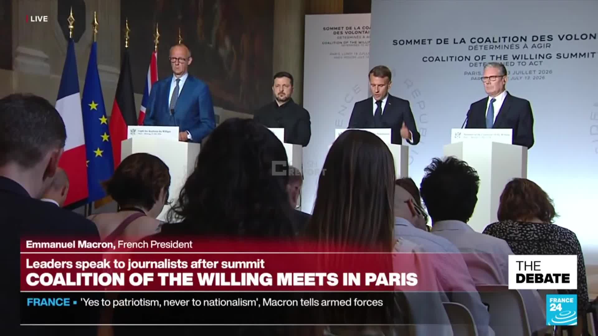 Macron zufolge plant die Ukraine die Anschaffung von 16 Rafale-Kampfjets und SAMP/T NG-Luftverteidigungssystemen.