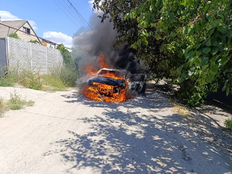FPV дрон вдарив по автомобілю у селі Кушугум Запорізької області