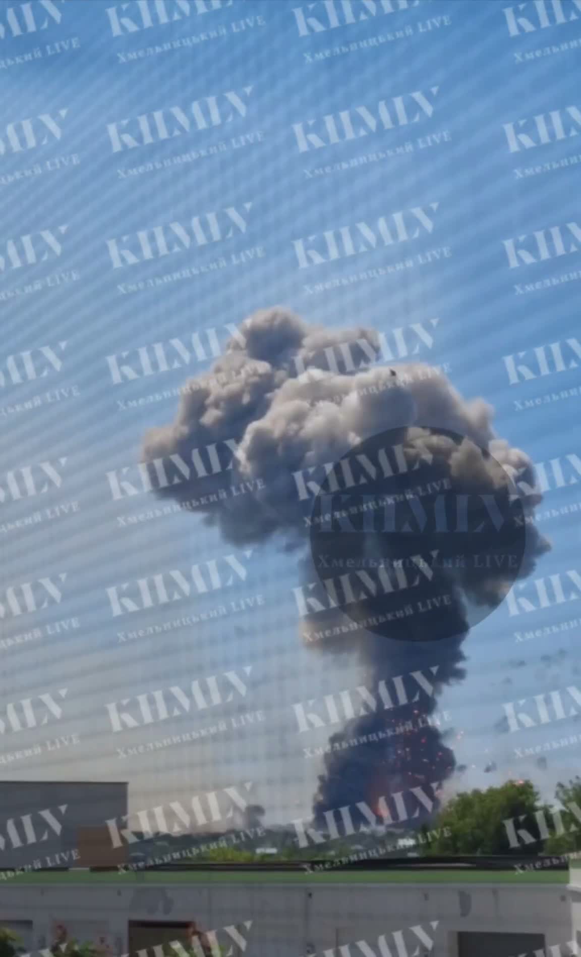 Відео вибуху у Хмельницькому