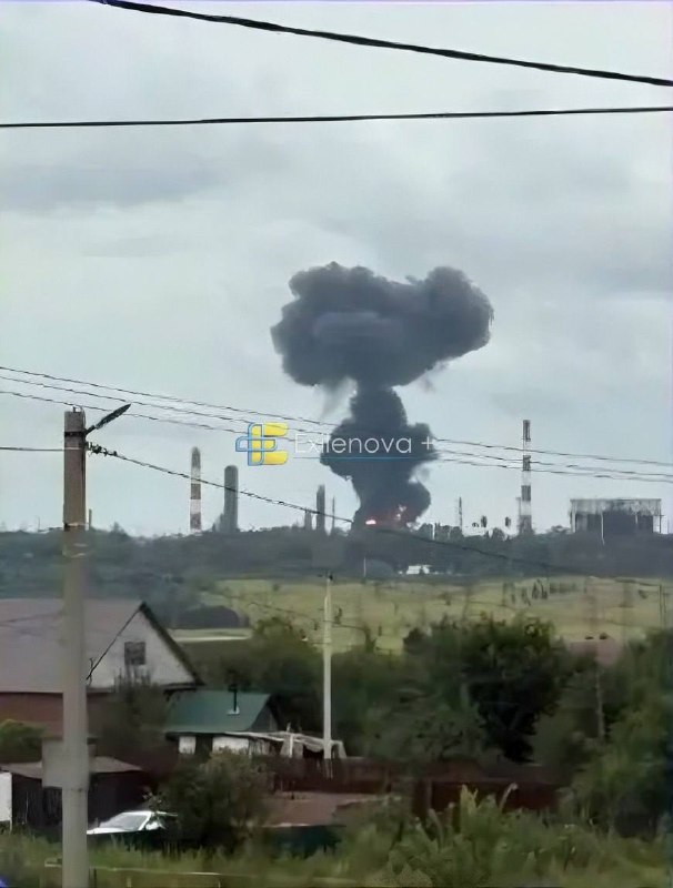 Drones han atacado una refinería de petróleo en Ufa.