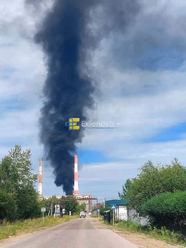 В Ангарську Іркутської області загорілася електростанція