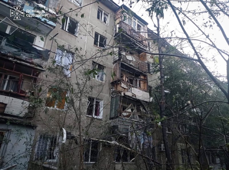 Residential house was damaged in Bilhorod-Dnistrovs'kyi, Odesa region