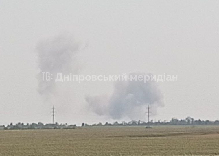 Airstrikes reported in Pavlivka of Dnipropetrovsk region