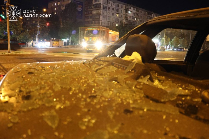 3 people wounded as result of Russian drone strike at the bus in Zaporizhzhia