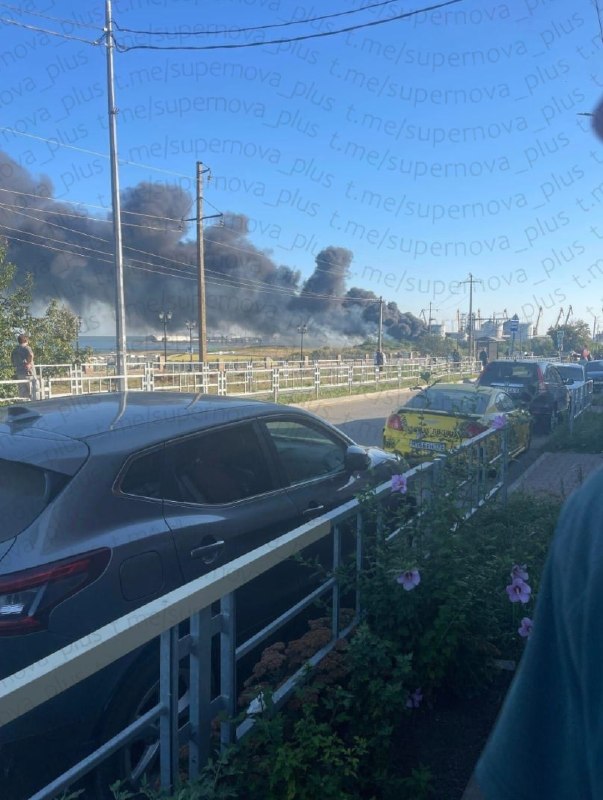 Explosions were reported at the port in Yeysk