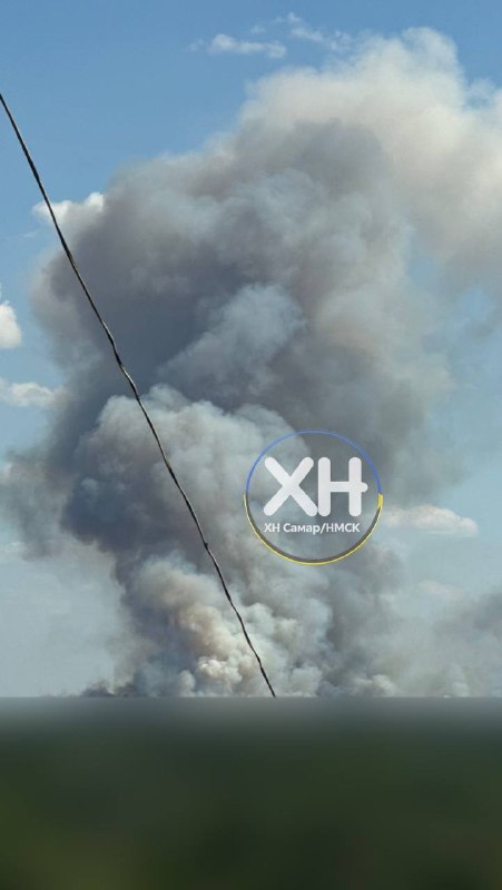Gran incendio en Samar tras explosiones.