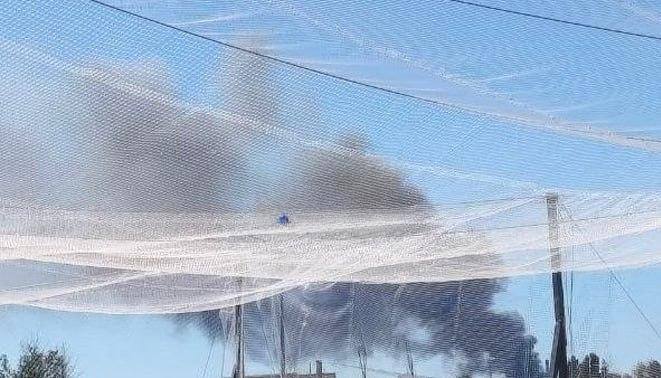 Smoke is rising in Schebekino of Belgorod region after a missile strike