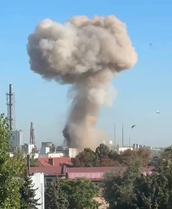 Explosion was reported in Dnipro city