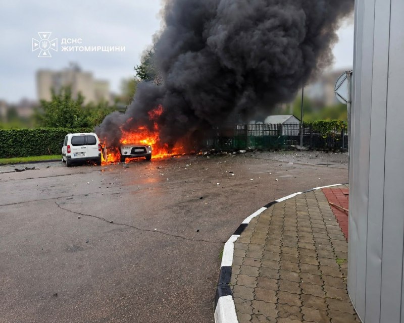 Внаслідок ударів безпілотників у Житомирській області загинуло 2 людей, 1 поранено