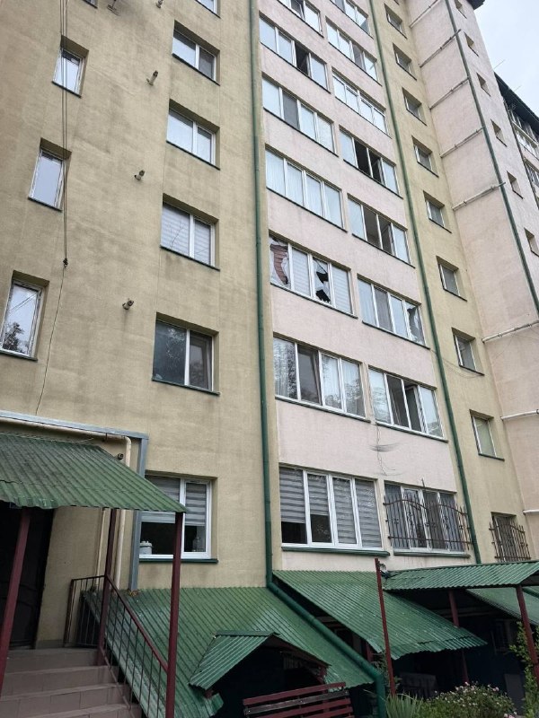 Drone had damaged a residential house in Ivano-Frankivsk