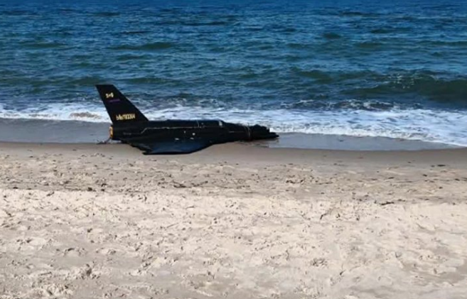 Polish Military forces have recovered a drifting drone in the Baltic Sea near Jarosław. The location is near the Polish Air Force training grounds in Wick Morski. TVN24 has published footage of the recovered drone, and we can confirm with 100% certainty that it is a Gerber lure drone