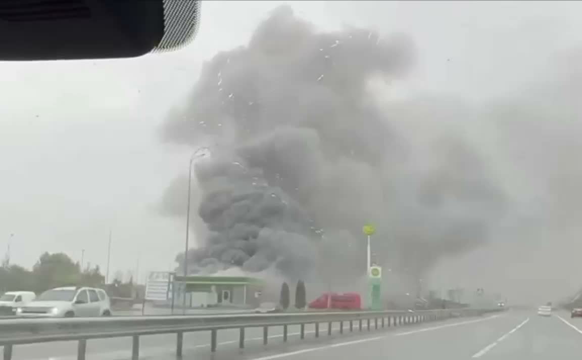 Russian drone strike had targeted fuel station near Zviahel in Zhytomyr region