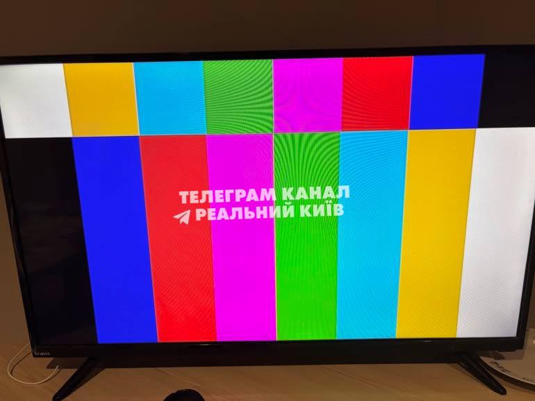 Following the explosion, Ukrainian television signals in Kyiv ceased abruptly