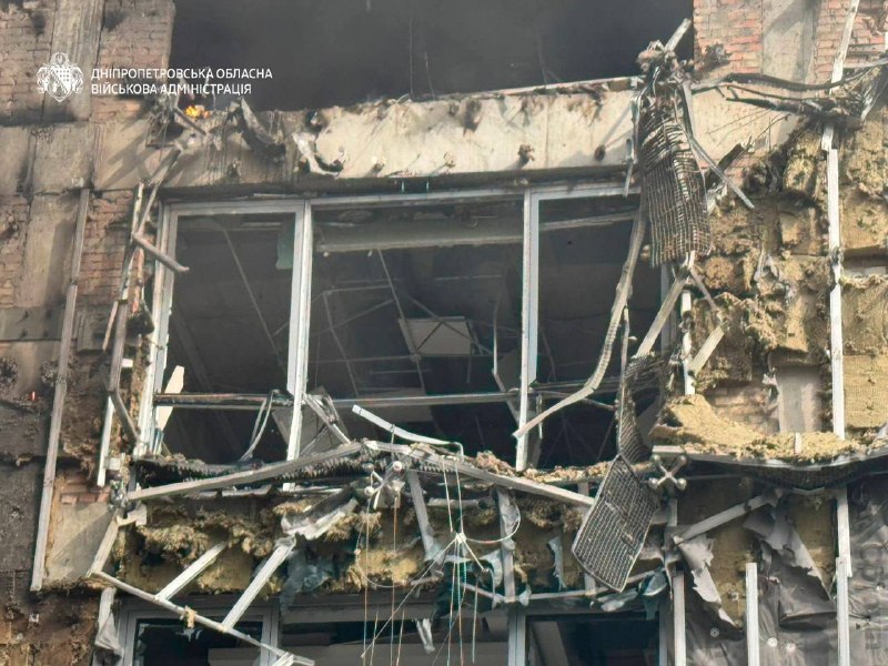 3 people killed, 12 wounded as result of Russian strike in Dnipro city