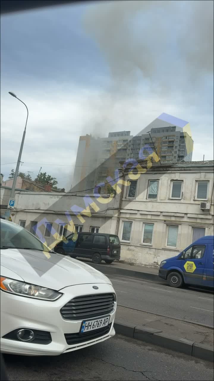 Drone strike reported at the residential house in Odesa