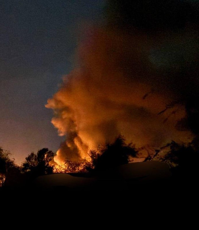 Explosions were reported in Luhansk