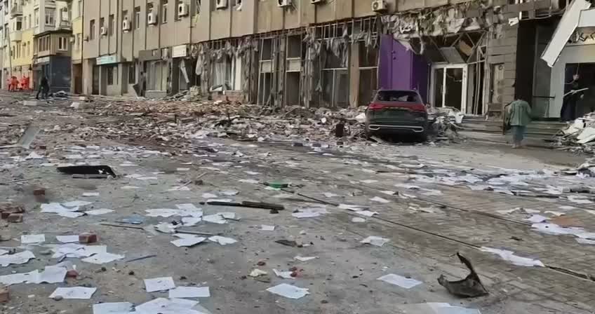 Heavy explosions heard overnight in occupied Donetsk